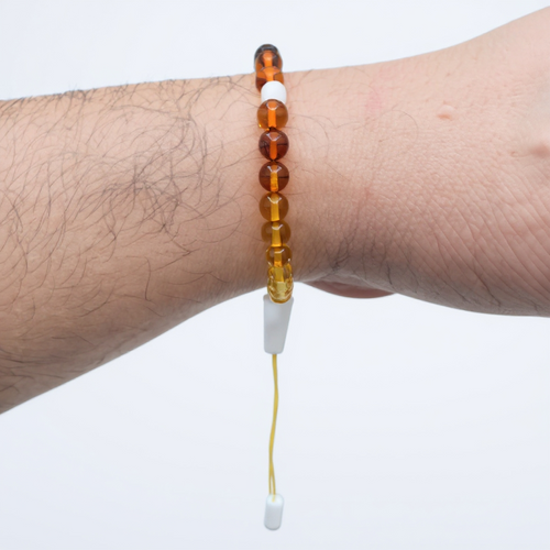 Bracelet Prayer Bead Set (Amber) 5 mm