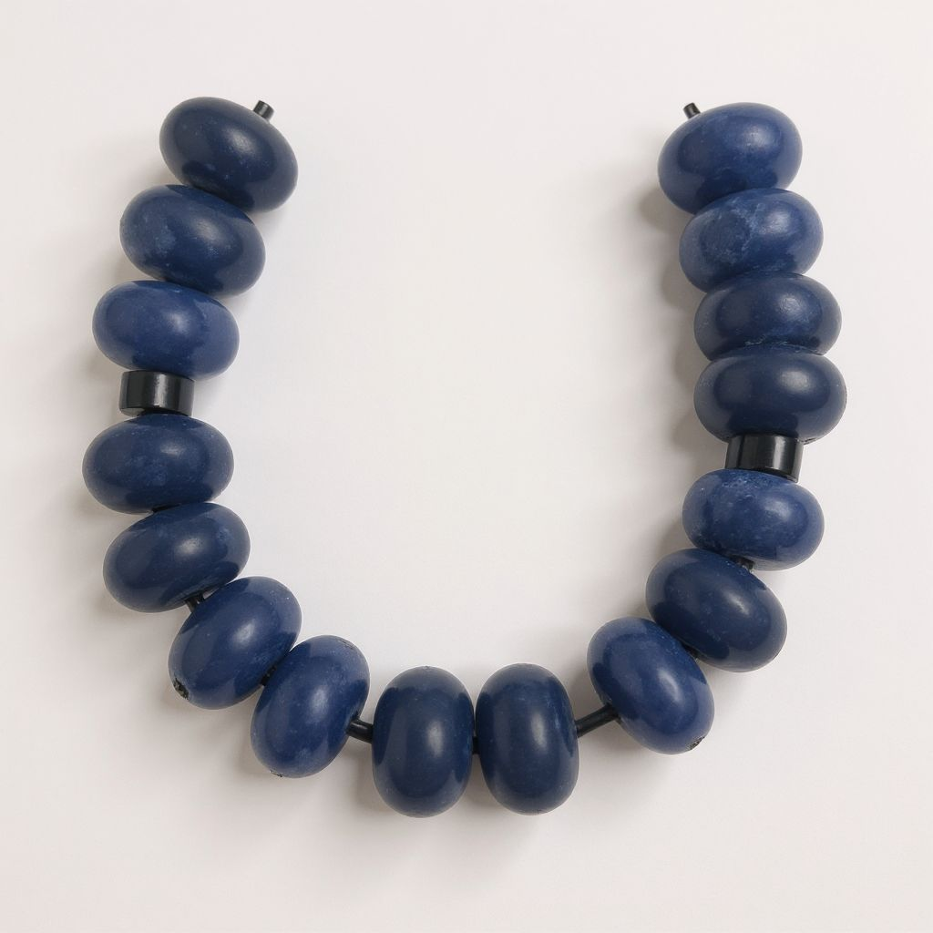 Bileklik Tespih Rondela Serisi (Lapis Kuvars) 8*5 mm