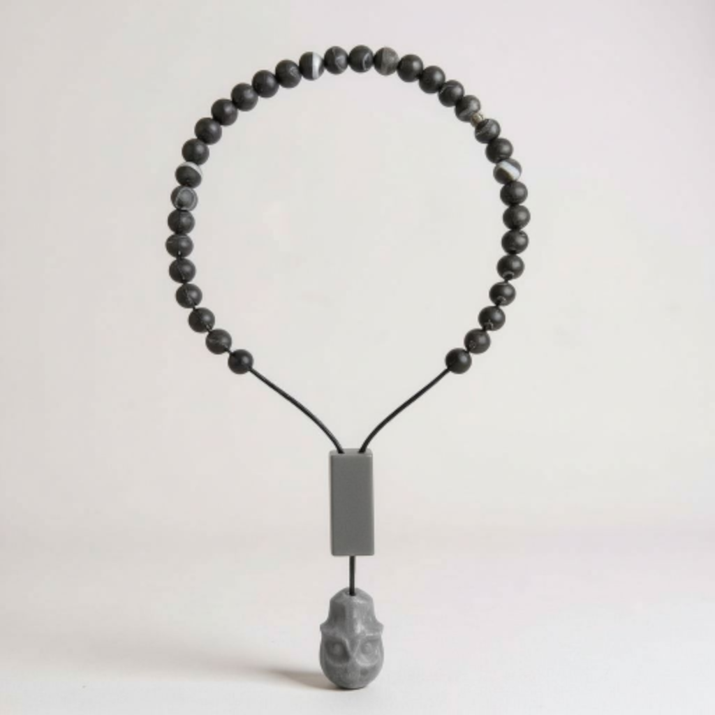 Bileklik Tespih Çekim Serisi (Mat Siyah Oniks) 6mm