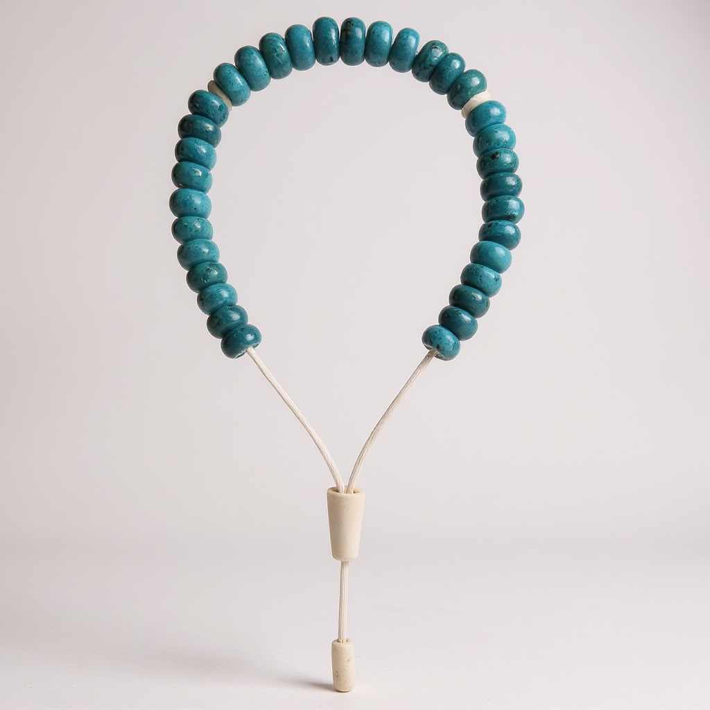 Bracelet Prayer Beads Washer Series (Turquoise Agate) 8*5 mm