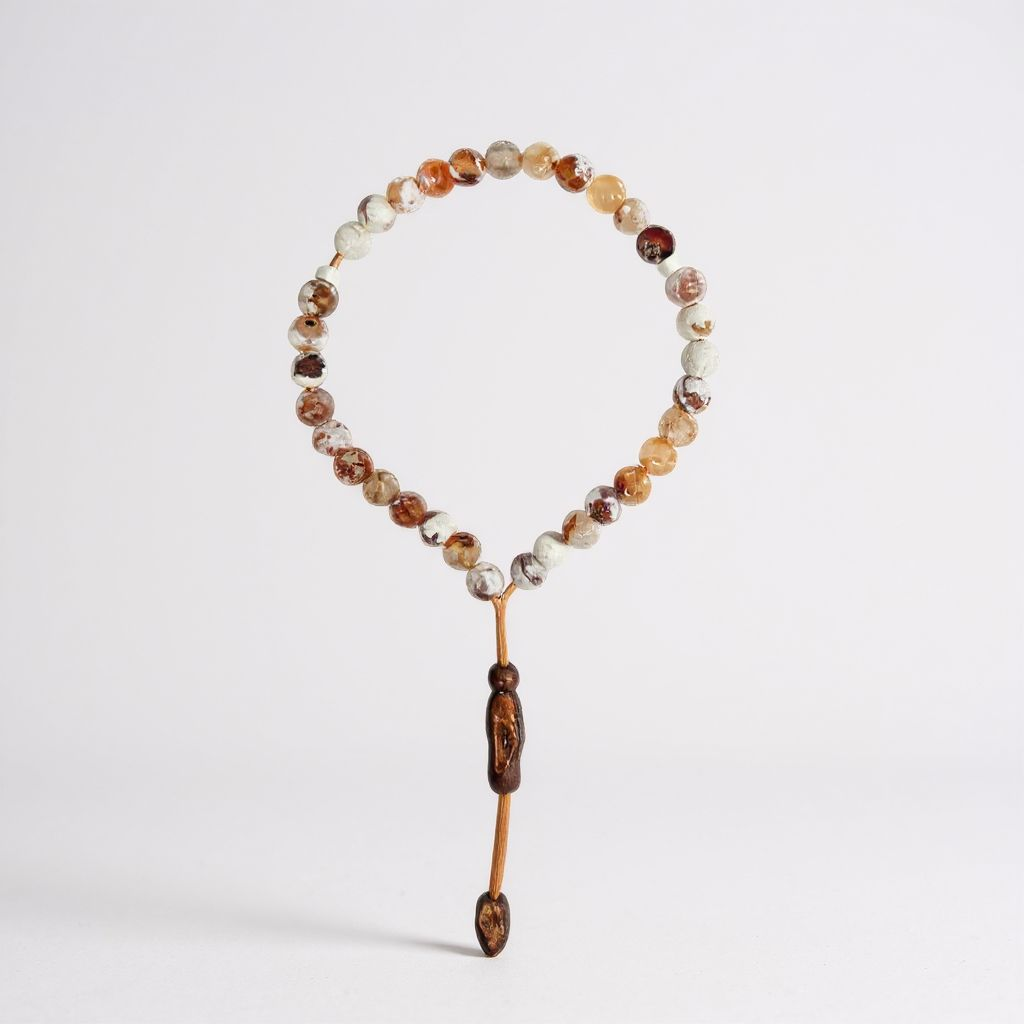 Bileklik Tespih Çekim Serisi (Akik) 6 mm