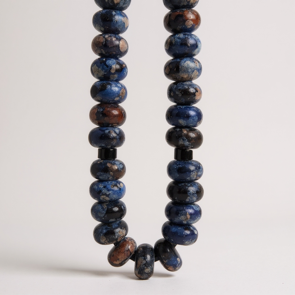 Bracelet Rosary Washer Series (Ocean Jade) 8*5 mm