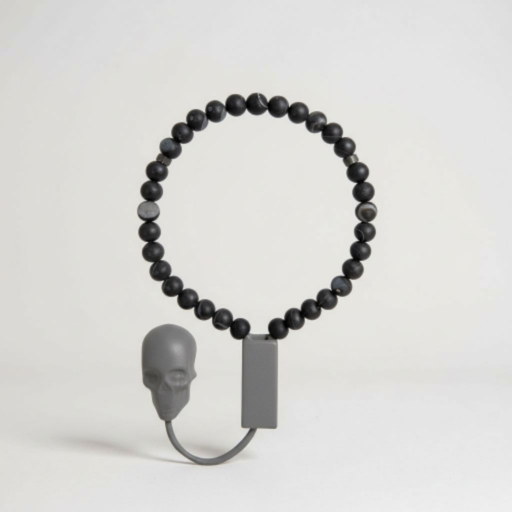 Bileklik Tespih Çekim Serisi (Mat Siyah Oniks) 6mm