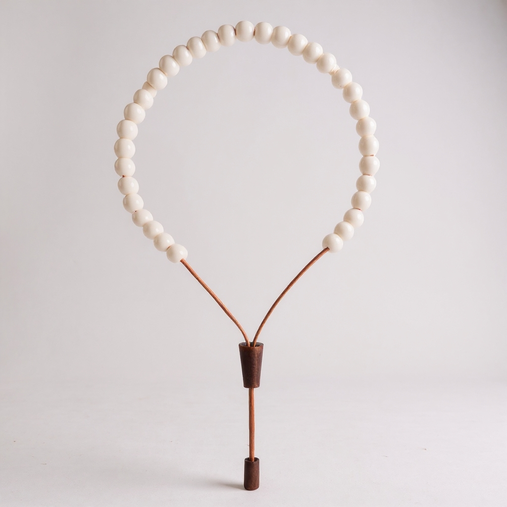 Armband-Gebetsperlen-Set (Weißer Onyx) 6 mm