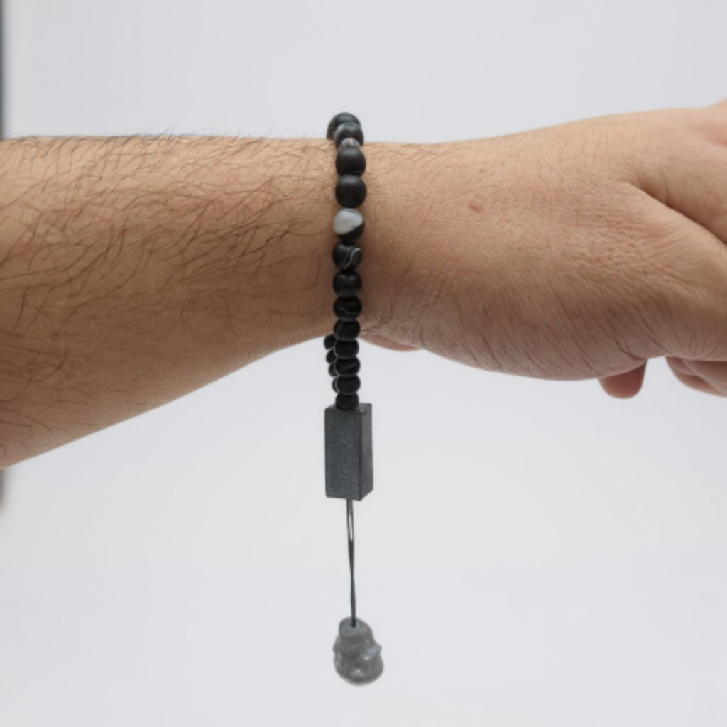 Bileklik Tespih Çekim Serisi (Mat Siyah Oniks) 6mm