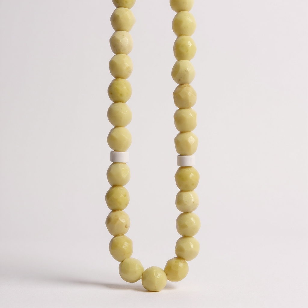 Armband-Gebetsperlen-Set (Gelber Achat) 6 mm