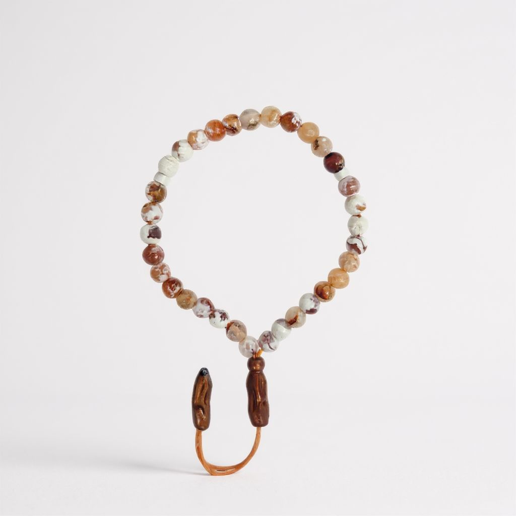 Bileklik Tespih Çekim Serisi (Akik) 6 mm