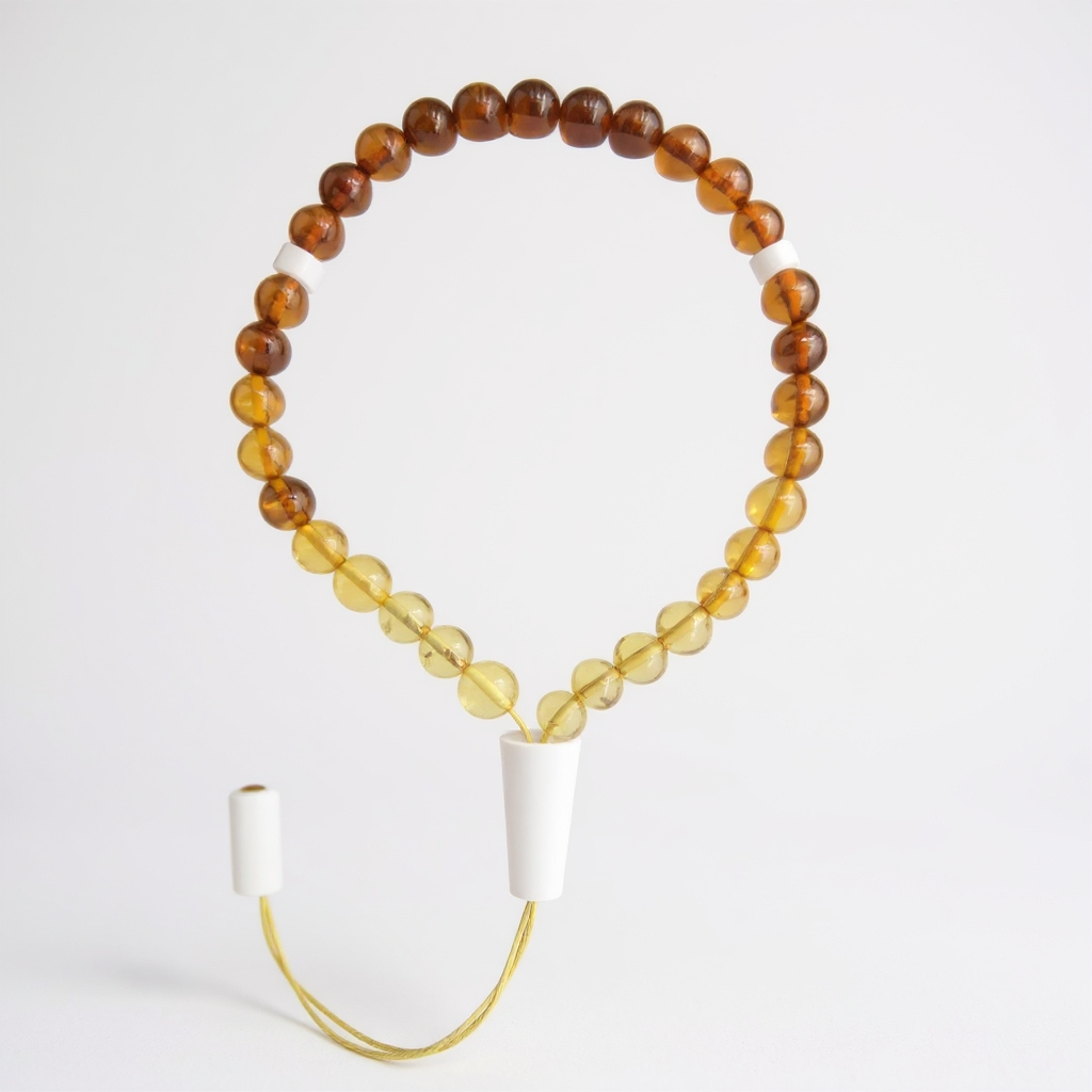 Armband-Gebetsperlen-Set (Bernstein) 5 mm