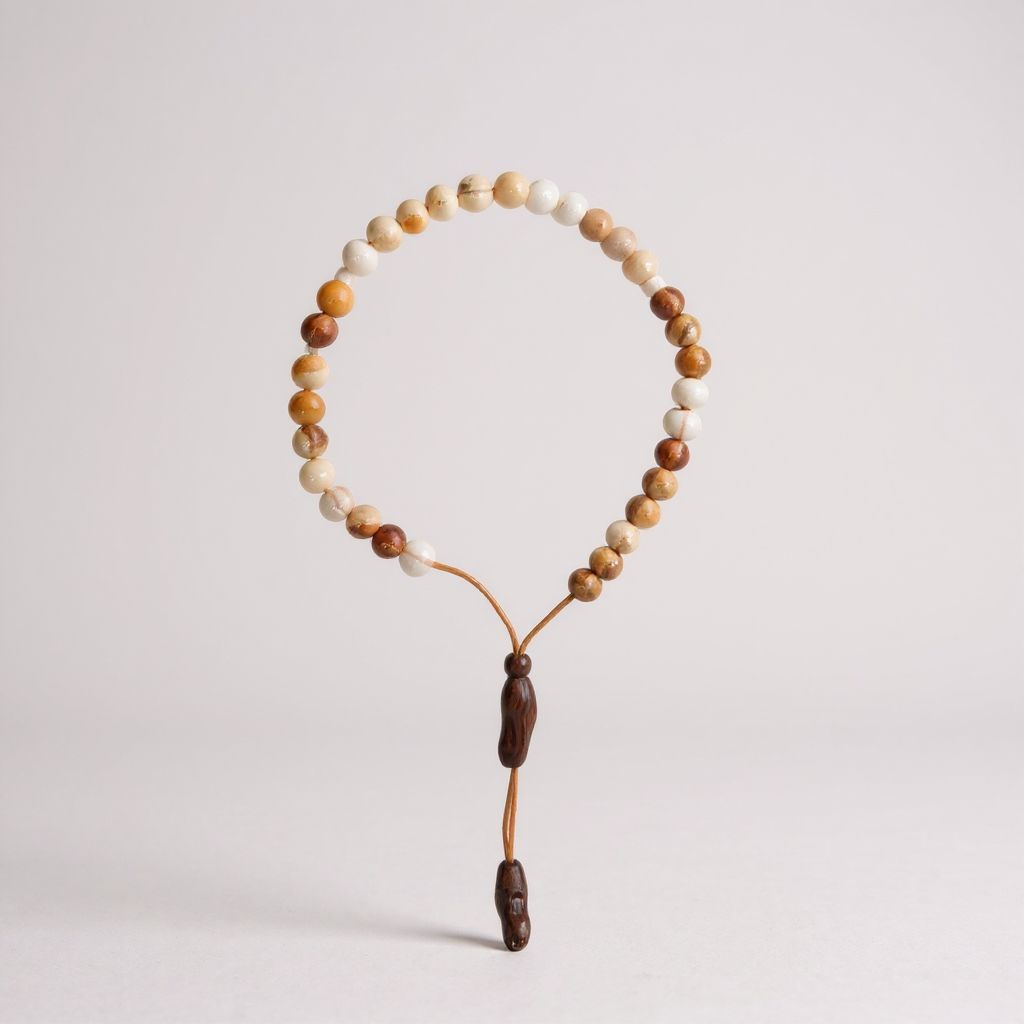 Bileklik Tespih Çekim Serisi (Turuncu Ceyt) 6mm