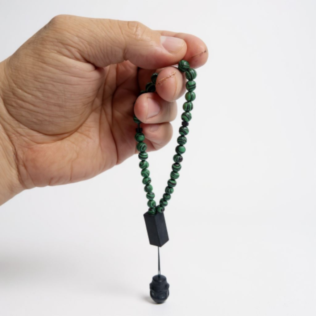 Bileklik Tespih Çekim Serisi (Malakit) 6 mm